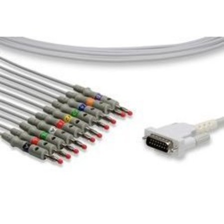 ILB GOLD Replacement For Schiller, Cs6 Direct-Connect Ekg Cables CS6 DIRECT-CONNECT EKG CABLES